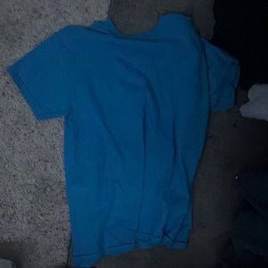 plane blue shirt